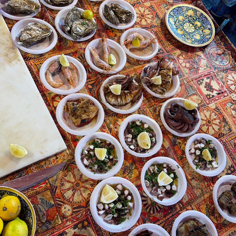 Street food in Palermo, Sicily